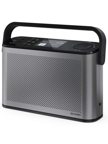 SHARP OSAKA DR-P540(GY) - RADIO DIGITALE PORTATILE - DAB/DAB+ - 2.4"" SLIDE SHOW DISPLAY - BLUETOOTH 5.3 - STORM GREY