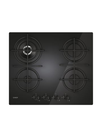 PIANO COTTURA CANDY A GAS CM 60 VETRO BK