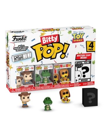 FUNKO POP (73042) - BITTY POP - TOY STORY- WOODY 4PK