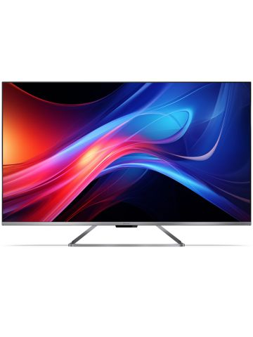 SHARP 55GP7265E - 55"" GOOGLE TV QLED 4K - FRAMELESS - TV SAT CERTIFICATO - HDR - AUDIO HARMAN KARDON - ARGENTO - IT - TELECOMANDO SOLARE