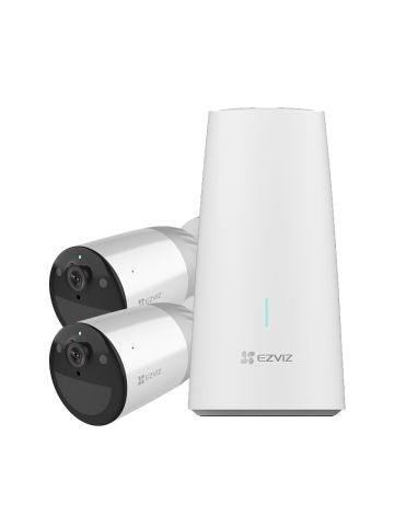 EZVIZ BC1-B2 (CS-BC1-B2) - KIT BASE + 2 TELECAMERE DA ESTERNO A BATTERIA - FHD - COLOR NIGHT VISION - DIFESA ATTIVA - SENSORE PIR - CUSTOM VOCAL ALERT