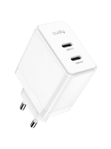 CUDY CH40_EU - 2-PORT 40W USB-C CHARGER WITH EU PLUG