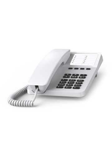 GIGASET DESK 400 (BIANCO) - TELEFONO CORDED - COMPATIBILE CENTRALINI TELEFONICI E APPARECCHI ACUSTICI