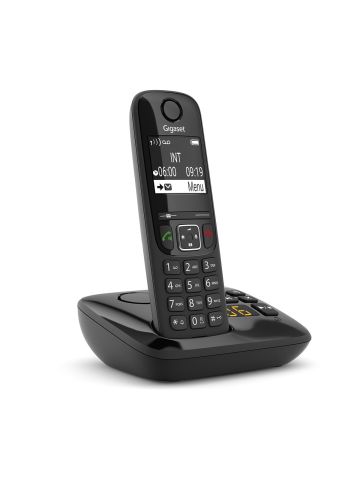 GIGASET AS690A DUO (NERO) - TELEFONO CORDLESS DOPPIO - VIVAVOCE - SEGRETERIA