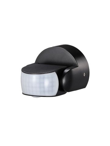 V-TAC VT-8093 (NERO) - SENSORE DI MOVIMENTO E CREPUSCOLARE - RILEVAZIONE 12 METRI - IP65